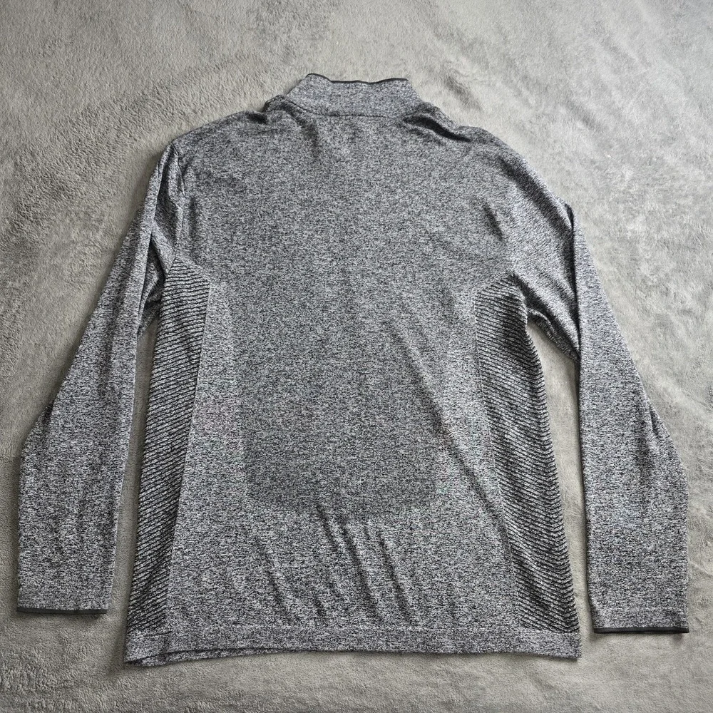 Nike Golf Dri Fit Shirt Mens XL Grey Modern Fit Long Sleeve Performance Stretch